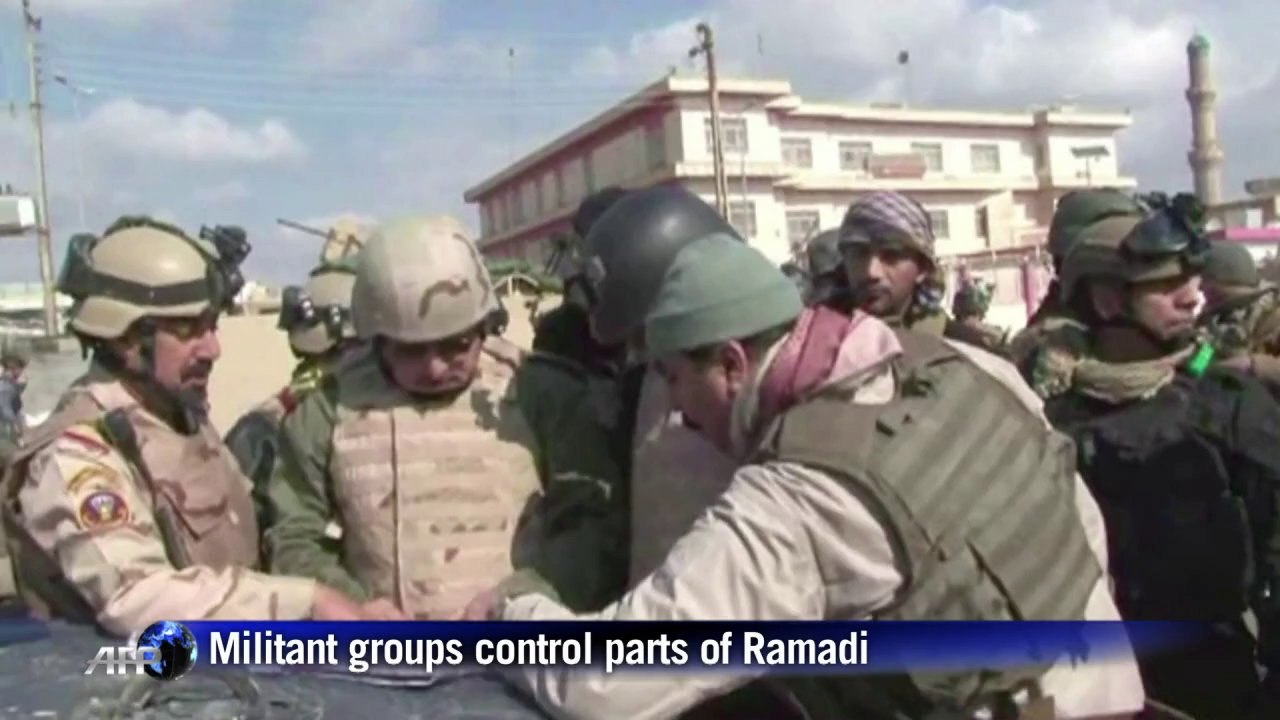 Iraqi forces make slow progress in Ramadi