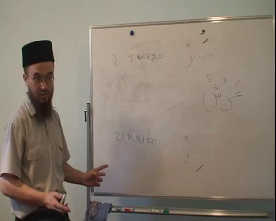 Урок арабского языка -Правило буквы Ра.часть 1