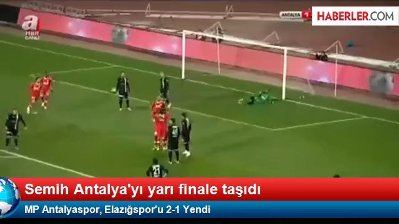 MP Antalyaspor, Elazığspor'u 2-1 Yendi