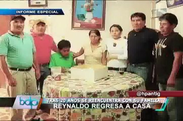 Conmovedor reencuentro de padre con su hijo desaparecido hace 20 años