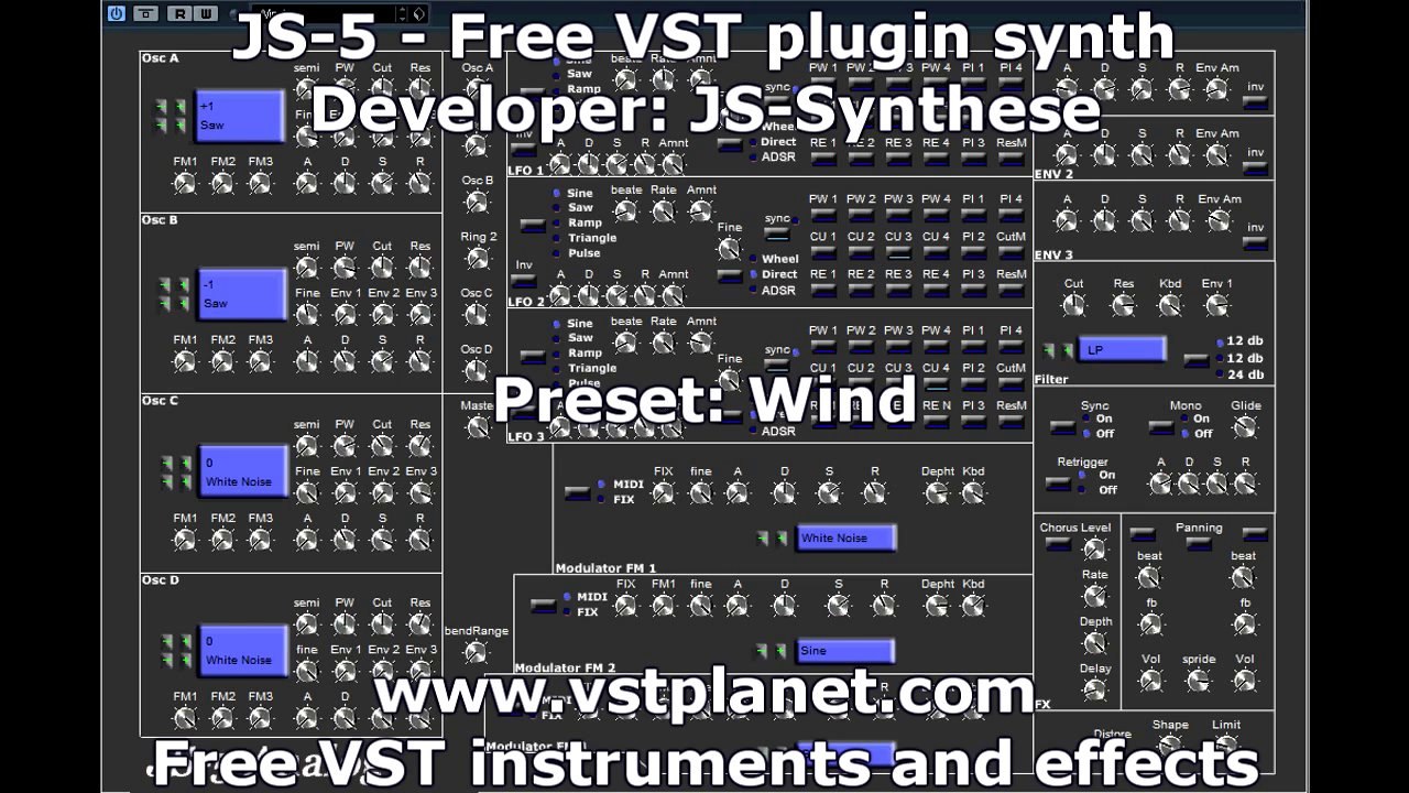 Free VST - JS-5 - vstplanet.com