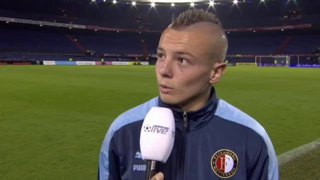 15-09-2012 Jordy Clasie na Feyenoord - PEC Zwolle