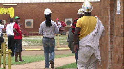 Nine still missing in burning South African gold mine blaze