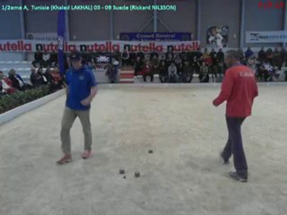 Trophée Henri Bernard 2014, demi-finale A Tunisie (Khaled LAKHAL) - Suede (Rickard NILSSON) PART 2