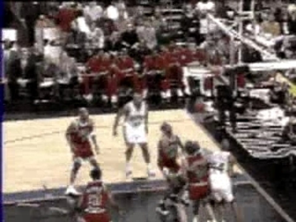 Allen Iverson Crosses Jordan