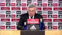 Carlo Ancelotti celebra la victoria del Real Madrid