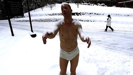 Sleepwalking Man In Underwear Statue Creeping Out Entire Women’s College