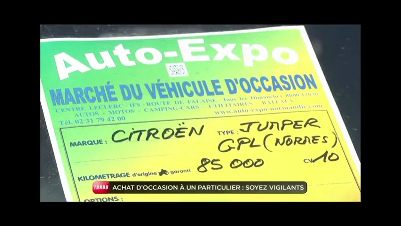 Enquête Achat Occasion : acheter à un particulier (Emission Turbo du 02/02/2014)