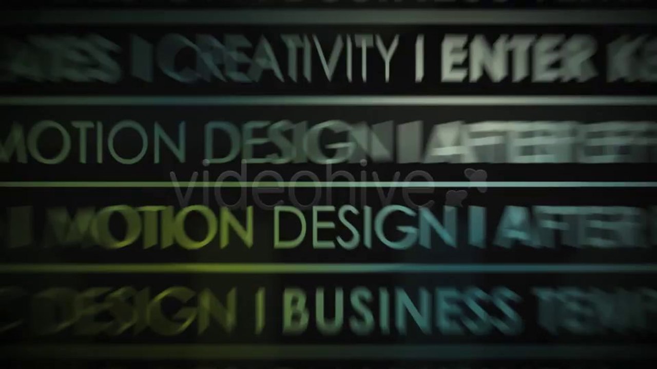 Dynamic Typo Intro - After Effects Template
