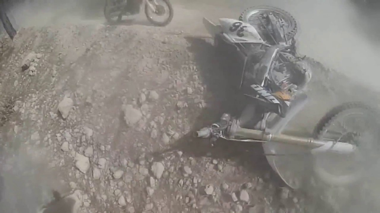 Mx Dirt Bike CRASH - Rider Takes A Bad Fall