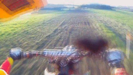 KTM 125 Dirt Bike Go Pro Action