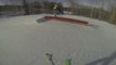 Skiing Rail Trick FAIL GoPro Hero 3