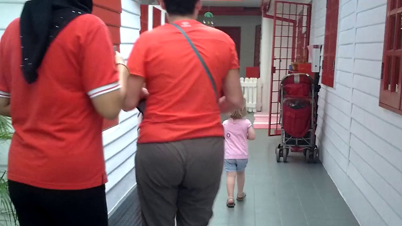 Arrivée à la crèche