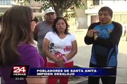 Santa Anita: violento enfrentamiento entre vecinos y policía durante desalojo