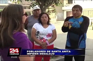 Santa Anita: violento enfrentamiento entre vecinos y policía durante desalojo