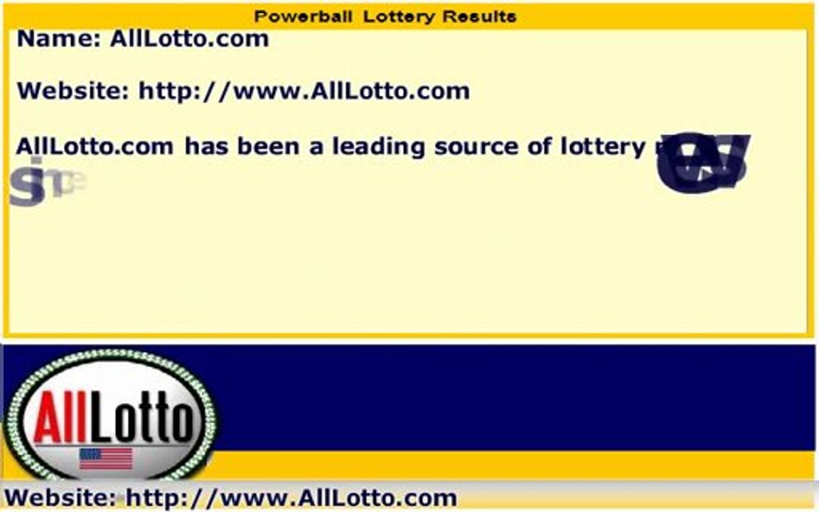 Powerball Lottery Drawing Results for February 5, 2014