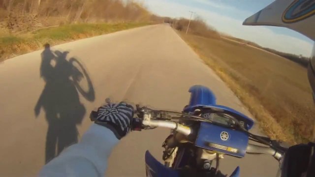 Yamaha WR 250F Dirt Bike Wheelies