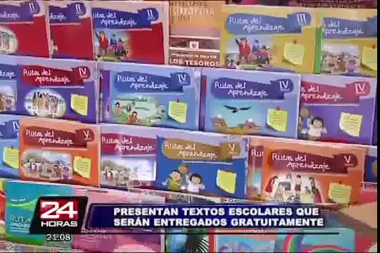 Ministerio de Educación inició entrega de textos escolares a colegios estatales