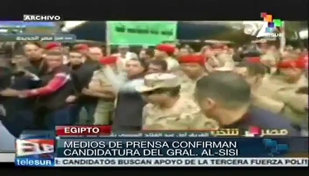 Abdel Fattah al Sisi anuncia su candidatura a la presidencia