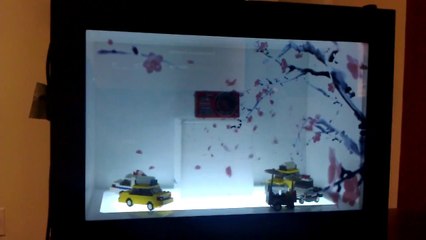 Samsung Transparent Display Demo - 2011