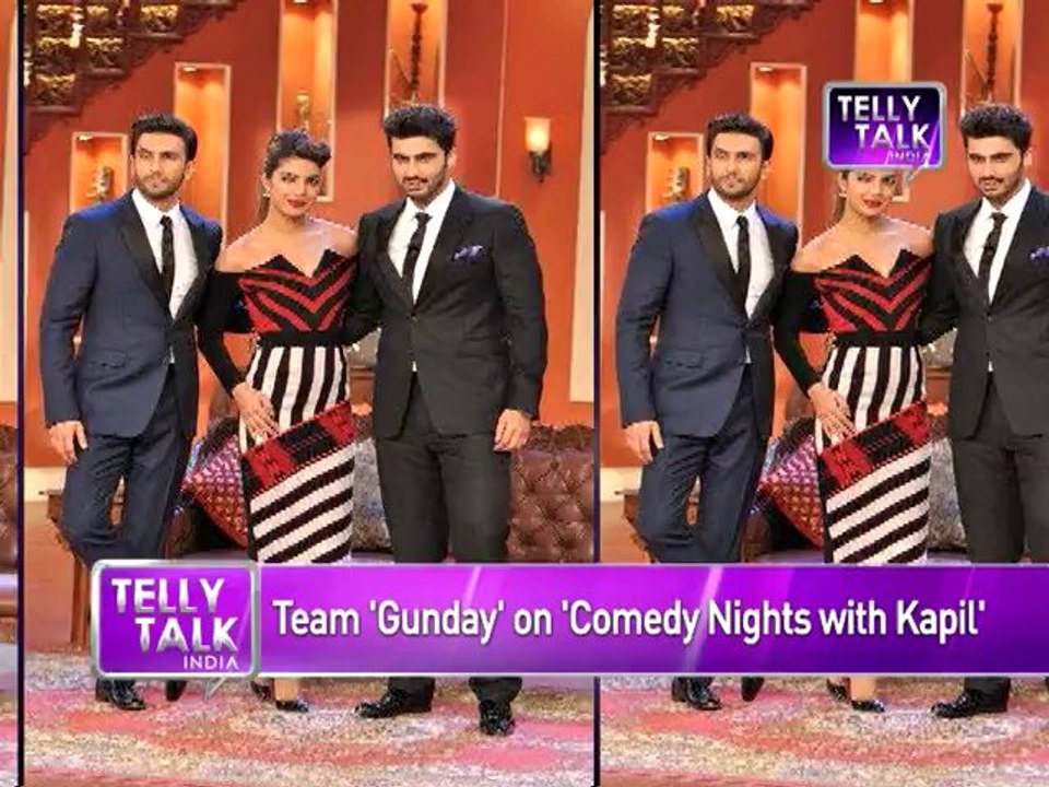 Comdey Nights with Kapil - EXCLUSIVE PICTURES of Gunday stars Priyanka Chopra, Ranveer Singh & Arjun