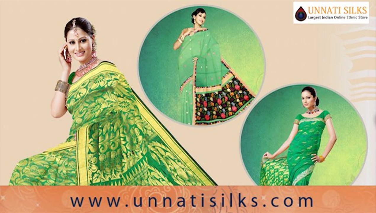 Green Sarees