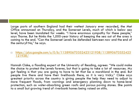 Flooding experts say Britain will have to adapt to climate change and fast