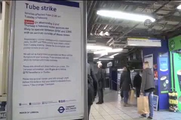 Londra'da grev kaosu