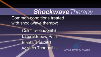 Shockwave Therapy at Athletes Care