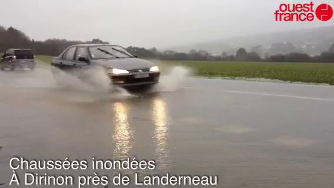 Chaussées inondées