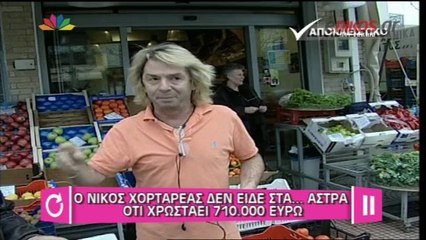 Χορταρέας: Δεν έχω να φοβηθώ τίποτα