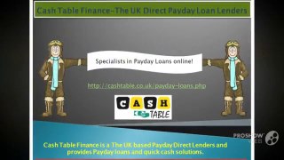 Direct Payday loan lender online|instant payday loans no fixing- Cashtable