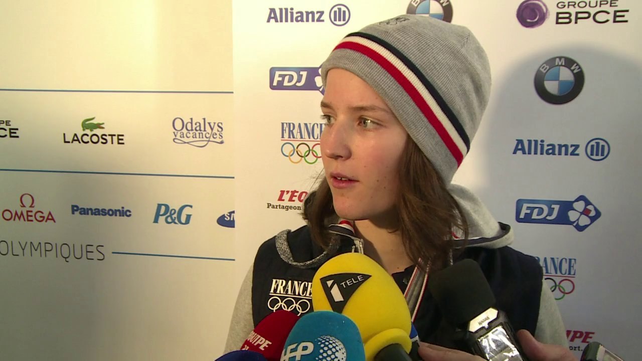 JO-2014: Coline Mattel, espoir français du saut à skis féminin