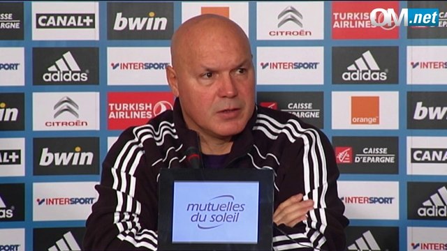 OM-Bastia : José Anigo face à la presse