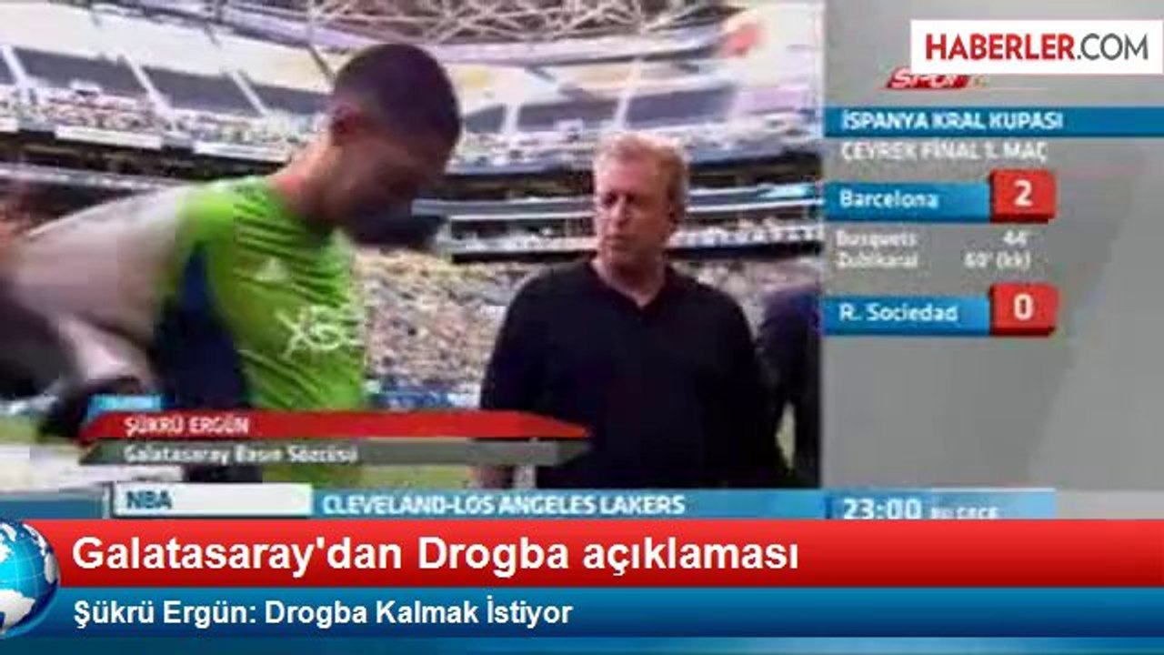 Şükrü Ergün: Drogba Kalmak İstiyor