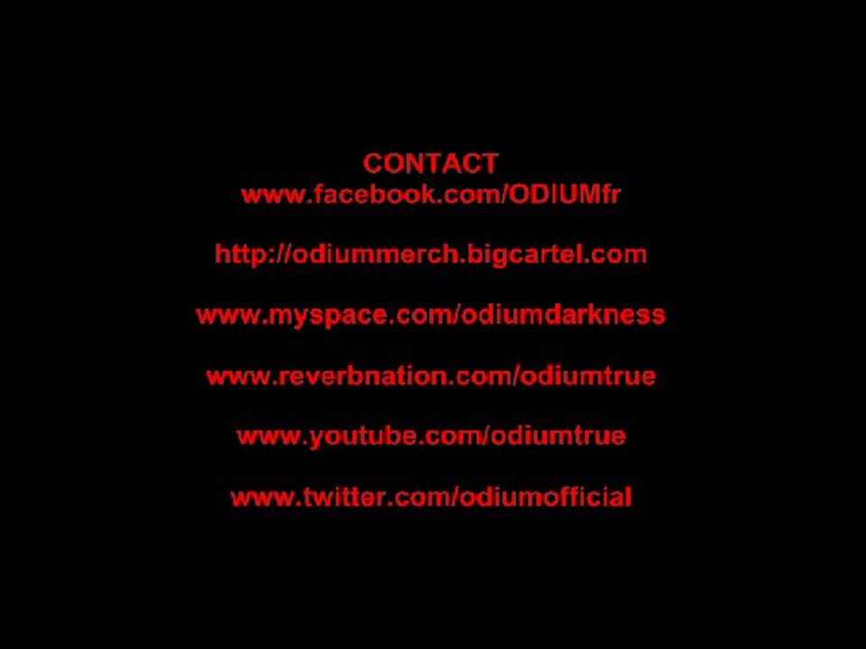 Gates of hatred ODIUM 1er album UNIVERSAL GENOCIDE