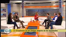 TV3 - Els Matins - El mar s'empassa la sorra del delta de la Tordera