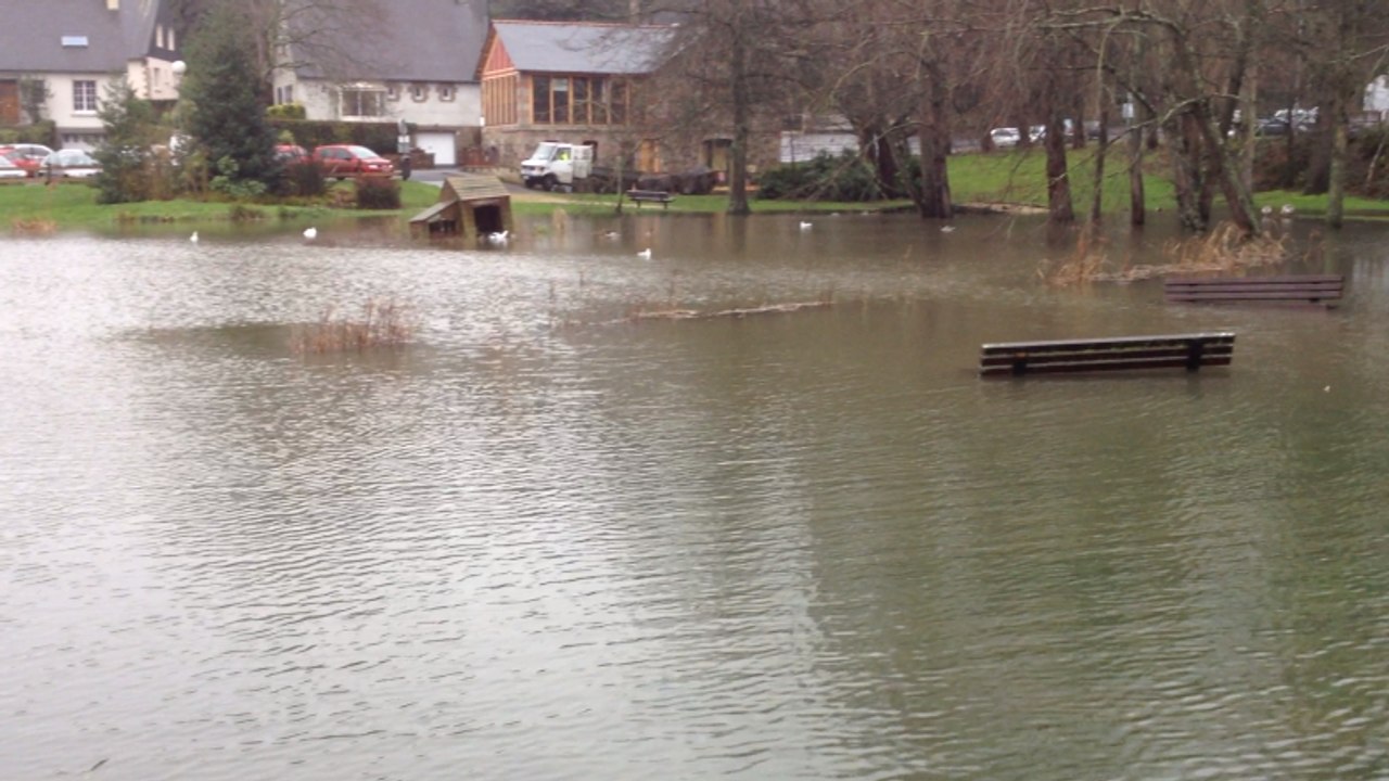 Inondation au parc Sainte-Anne