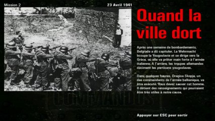 Commandos SDD/2 Quand la ville dort