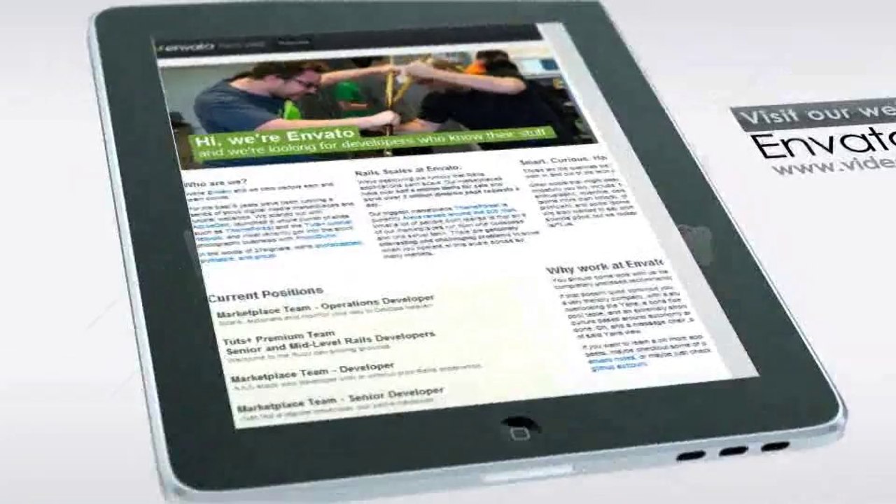 Tablet Application - After Effects Template
