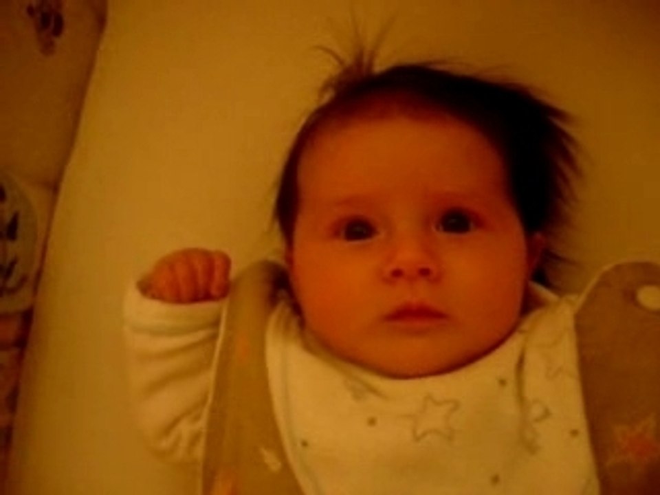 Clementine dans son lit