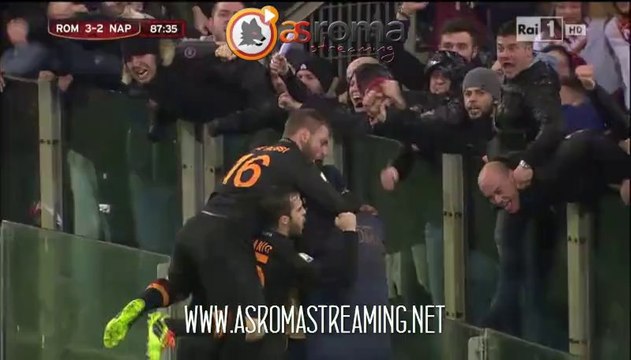 ROMA 3-2 NAPOLI - TUTTI I GOL - 06/02/2014