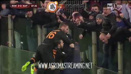 ROMA 3-2 NAPOLI - TUTTI I GOL - 06/02/2014