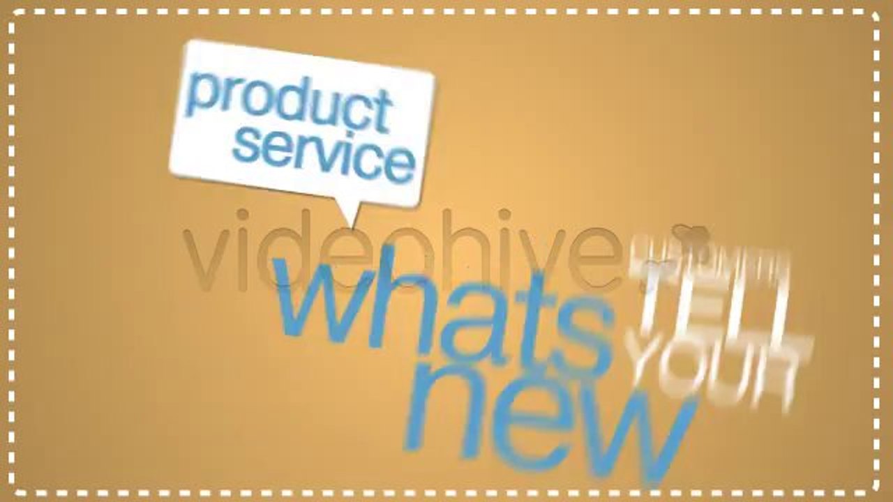 Cream Kinetic Typo - After Effects Template