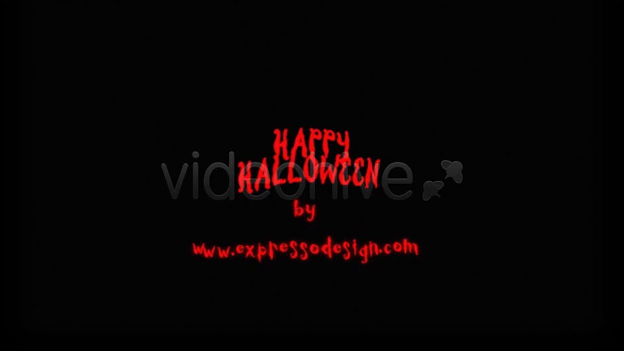 Expresso Happy Halloween 3 - After Effects Template