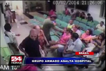Brasil: sujetos armados asaltaron hospital de Río de Janeiro