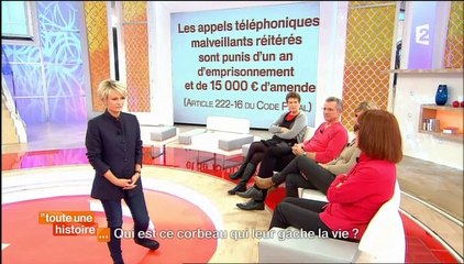 Toute une histoire... qui est ce corbeau qui leur gâche la vie ? 06/02/14