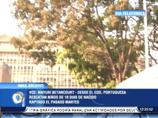 Rescatan a recién nacido que permanecía en cautiverio en Portuguesa