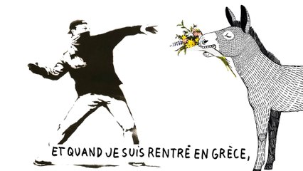 216 et Mapet, street artists à Athènes