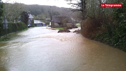 Plougastel (29). Le Stang s'est mué en torrent